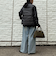 【TAION/タイオン】別注HI NECK DOWN JACKET+SLEEVE KNIT