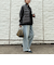 【TAION/タイオン】別注HI NECK DOWN JACKET+SLEEVE KNIT
