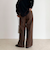 コットンツイルストレートパンツ