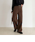 コットンツイルストレートパンツ