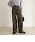コットンツイルストレートパンツ