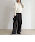 コットンツイルストレートパンツ