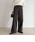 コットンツイルストレートパンツ