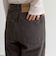コットンツイルストレートパンツ