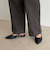 コットンツイルストレートパンツ