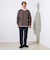 【全方向杢ダンボール】フェイクキーネックロングスリーブ