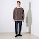 【全方向杢ダンボール】フェイクキーネックロングスリーブ