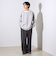 【全方向杢ダンボール】フェイクキーネックロングスリーブ