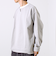 【全方向杢ダンボール】フェイクキーネックロングスリーブ