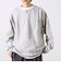 【全方向杢ダンボール】フェイクキーネックロングスリーブ