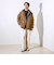【首元まで暖かい大人のアウター】衿ボアN-1デッキジャケット