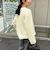 ミドル丈片畦ニットプルオーバー