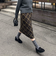 チェックミディスカート