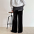 モールストレッチフレアーパンツ