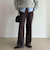 モールストレッチフレアーパンツ