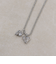 シルバーWハートアジャストネックレス
