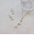 粒パールY字チェーンネックレス