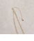 粒パールY字チェーンネックレス