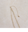 粒パールY字チェーンネックレス