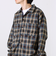 【主役の1枚】TRオンブレチェック ブランケットステッチシャツ
