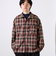 【主役の1枚】TRオンブレチェック ブランケットステッチシャツ