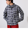 【主役の1枚】TRオンブレチェック ブランケットステッチシャツ