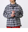 【主役の1枚】TRオンブレチェック ブランケットステッチシャツ