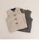 【TAION/タイオン】REVERSIBLE CHINA BUTTON INNER DOWN VEST