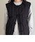 【TAION/タイオン】REVERSIBLE CHINA BUTTON INNER DOWN VEST