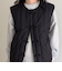 【TAION/タイオン】REVERSIBLE CHINA BUTTON INNER DOWN VEST