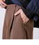 【セットアップ対応】ウールライクワイドパンツ