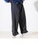 【セットアップ対応】ウールライクワイドパンツ