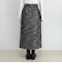 ラメツィードスカート