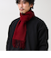 【カシミヤブレンド】ウールリバーシブルチェックマフラー