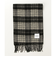 【カシミヤブレンド】ウールリバーシブルチェックマフラー