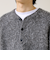 【モヘアタッチ/ユニセックス対応】ヘンリーネックプルオーバーニット