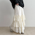 起毛レースティアードスカート