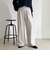 【セットアップ対応】パウダリーツイルイージーセミワイドパンツ