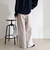 【セットアップ対応】パウダリーツイルイージーセミワイドパンツ