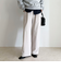 【セットアップ対応】パウダリーツイルイージーセミワイドパンツ
