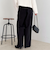 【セットアップ対応】パウダリーツイルイージーセミワイドパンツ