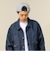 DENIM /HICKORY ROLL CAP フィッシャーマンキャップ