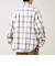 【奥行きのある色合い】オンブレチェック ロングスリーブシャツ