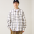 【奥行きのある色合い】オンブレチェック ロングスリーブシャツ