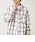 【奥行きのある色合い】オンブレチェック ロングスリーブシャツ