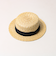 【夏の定番クラシック】STRAW BOATHER HAT カンカン帽