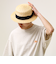 【夏の定番クラシック】STRAW BOATHER HAT カンカン帽