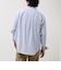 【清涼感のある表情】ストライプレギュラーカラーシャツ