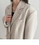 リネン混ラチネオーバージャケット