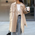 ミドル丈オーバートレンチコート